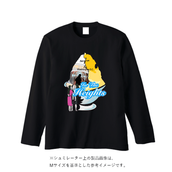 5.6オンス ヘビーウェイト長袖Tシャツ（リブ無し）