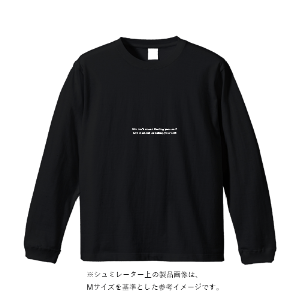 5.6オンス ビッグシルエット ロングスリーブ Tシャツ