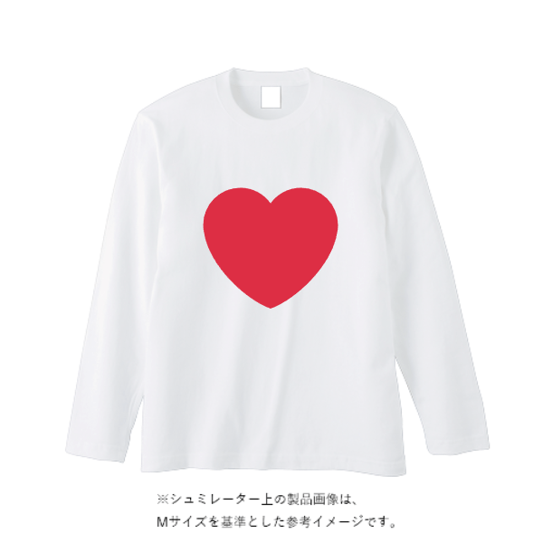 5.6オンス ロングスリーブ Tシャツ（袖リブ無し）