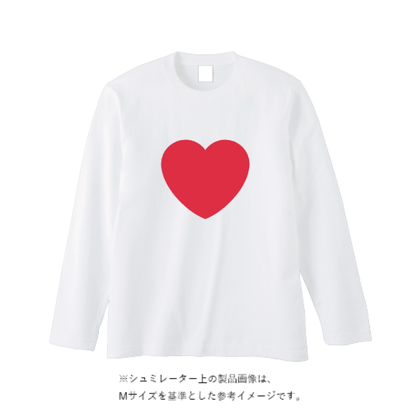 5.6オンス ロングスリーブ Tシャツ（袖リブ無し）