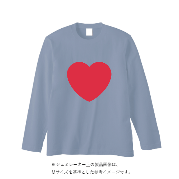 5.6オンス ロングスリーブ Tシャツ（袖リブ無し）