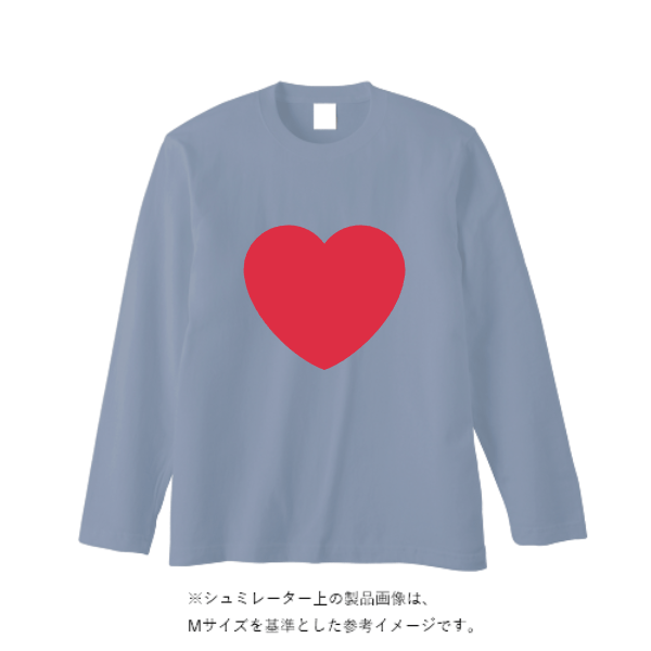 5.6オンス ロングスリーブ Tシャツ（袖リブ無し）