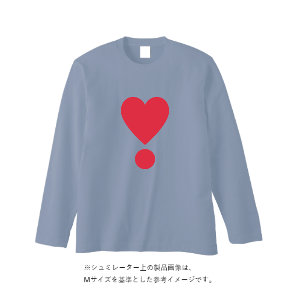 5.6オンス ロングスリーブ Tシャツ（袖リブ無し）