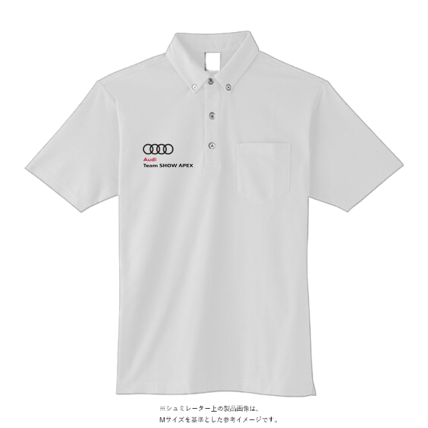 4.1オンス ドライアスレチック ポロシャツ（ボタンダウン）（ポケット付）