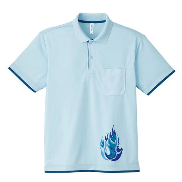 4.4オンス ドライレイヤード ポロシャツ（ポケット付）