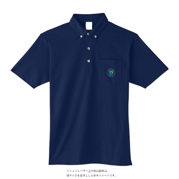 4.4オンス ドライボタンダウンポロシャツ（ポケット付）