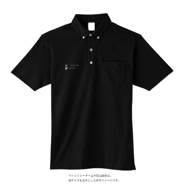 4.1オンス ドライアスレチック ポロシャツ（ボタンダウン）（ポケット付）