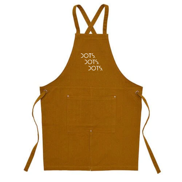 ウォッシュ　キャンバス＆ツイル　エプロン(クロスタイプ)