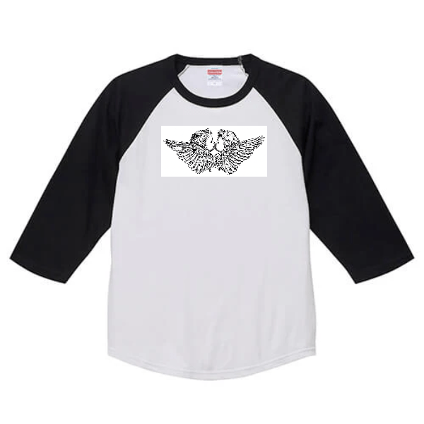 5.6オンス ラグラン3/4スリーブ Tシャツ