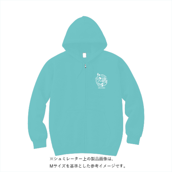 4.4オンス ドライ ジップパーカー