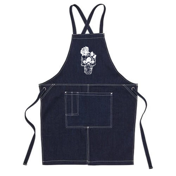 ウォッシュ　キャンバス＆ツイル　エプロン(クロスタイプ)