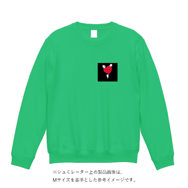 8.4オンス クルーネックライトトレーナー