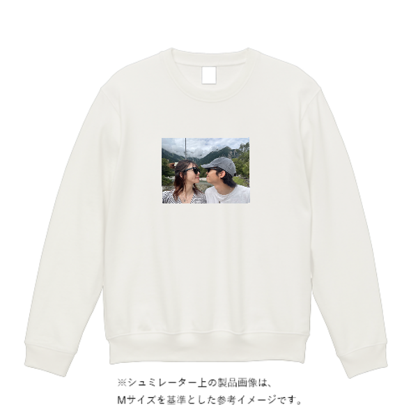 オーガニックコットンスウェットシャツ