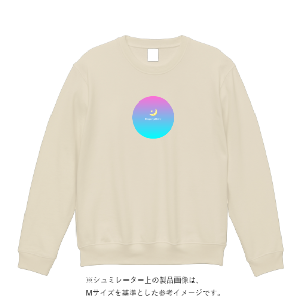 8.4オンス クルーネックライトトレーナー