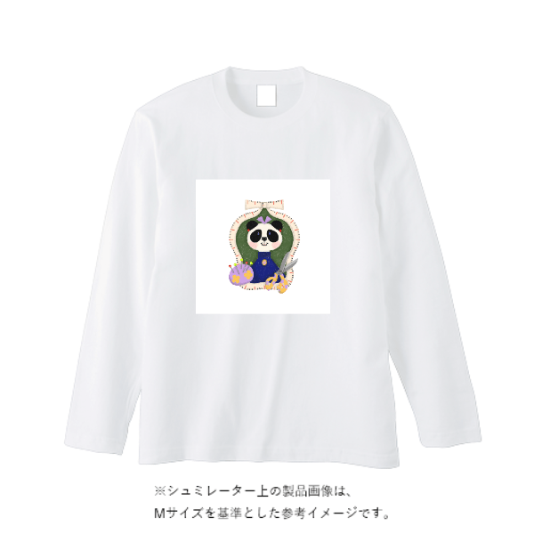 5.6オンス ヘビーウェイト長袖Tシャツ（リブ無し レディース）