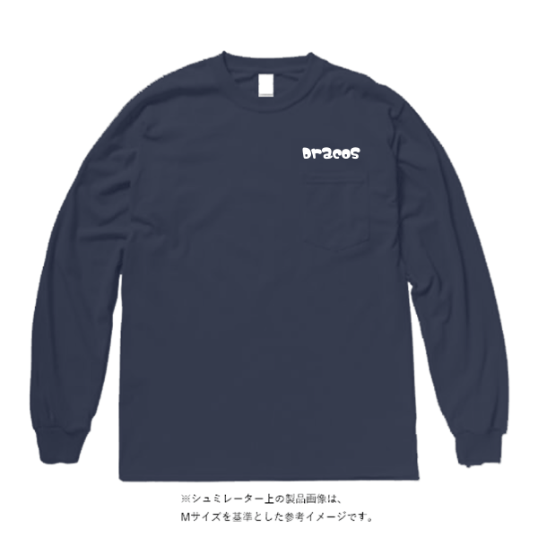 6.0オンス ギルダンウルトラコットン 長袖ポケットTシャツ