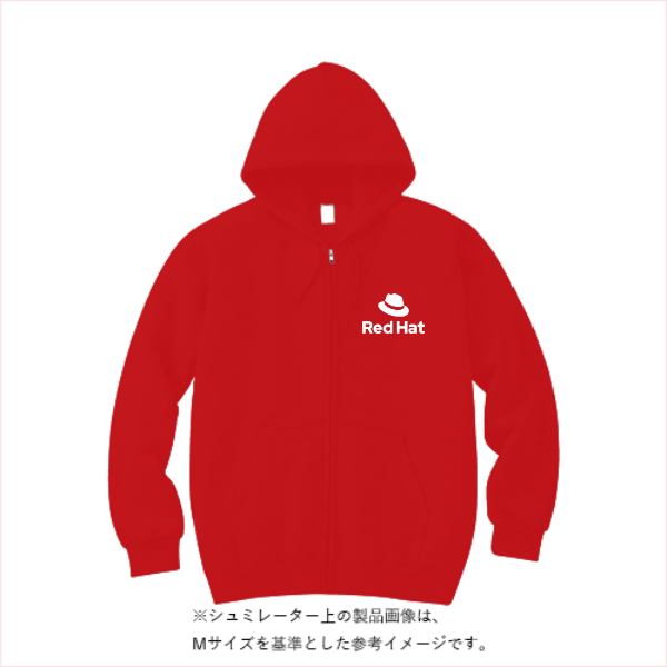 4.4オンス ドライ ジップパーカー