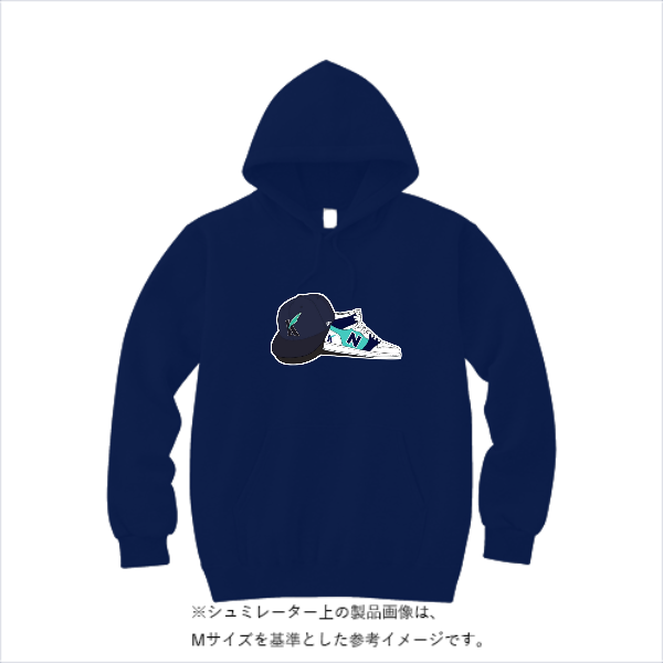 10.0オンス スウェット プルオーバー パーカ