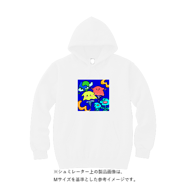 10.0オンス スウェット プルオーバー パーカ