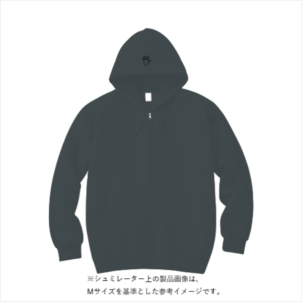 10.0オンス T/C スウェット フルジップ パーカ（裏起毛）