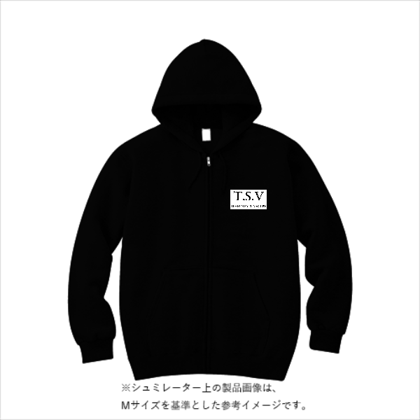 10.0オンス レギュラー ZIP パーカー