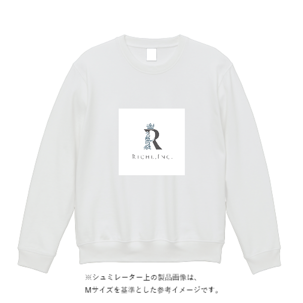 12.7オンス ヘヴィーウェイト クルーネック スウェット（裏パイル）