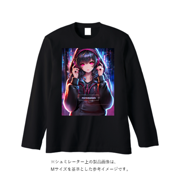 5.6オンス ヘビーウェイト長袖Tシャツ（リブ無し）