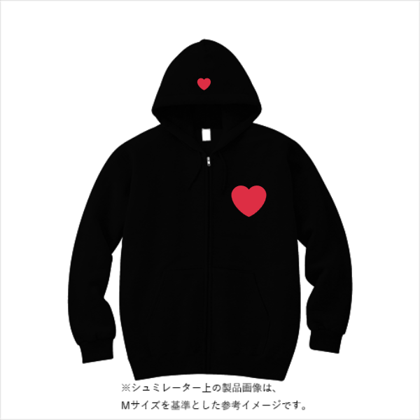 10.0オンス T/C スウェット フルジップ パーカ（裏起毛）