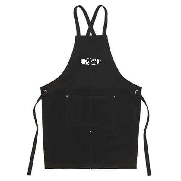 ウォッシュ　キャンバス＆ツイル　エプロン(クロスタイプ)