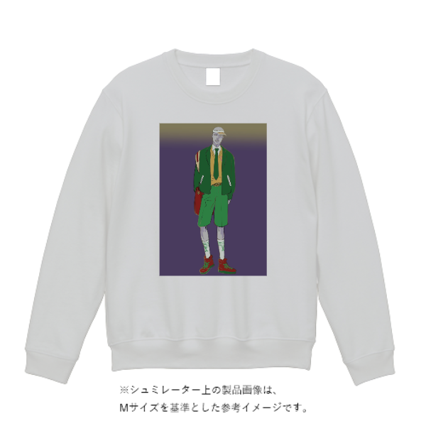 12.7オンス ヘヴィーウェイト クルーネック スウェット（裏パイル）