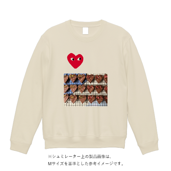 8.4オンス クルーネックライトトレーナー