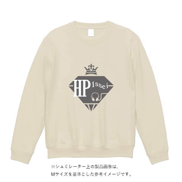 8.4オンス クルーネックライトトレーナー