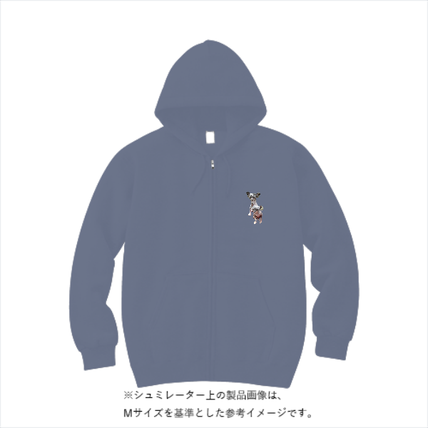 12.0オンス ヘヴィーウェイト スウェット フルジップ パーカ