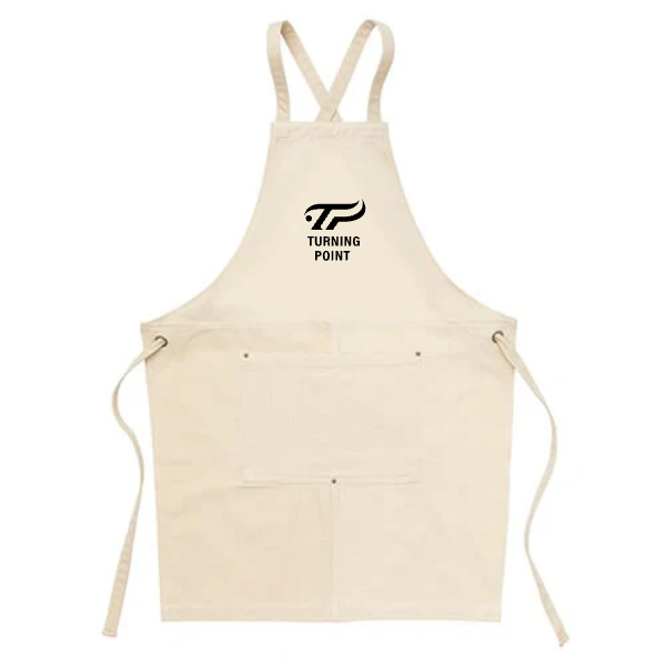 ウォッシュ　キャンバス＆ツイル　エプロン(クロスタイプ)