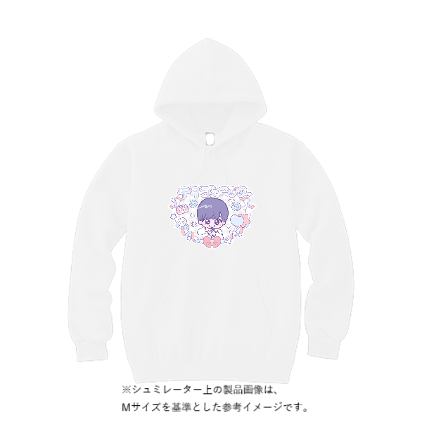 10.0オンス スウェット プルオーバー パーカ