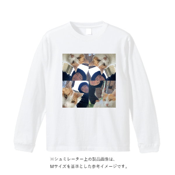 4.7オンス ドライシルキータッチ ロングスリーブ Tシャツ