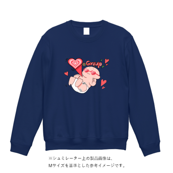 10.0オンス クルーネック スウェット