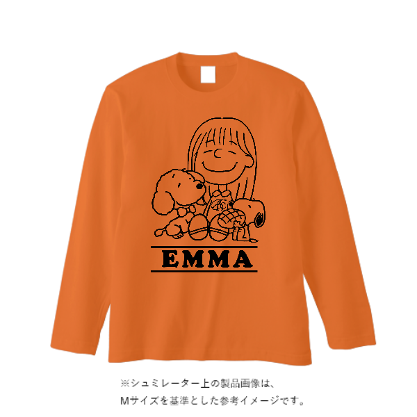 5.6オンス ヘビーウェイト長袖Tシャツ（リブ無し）