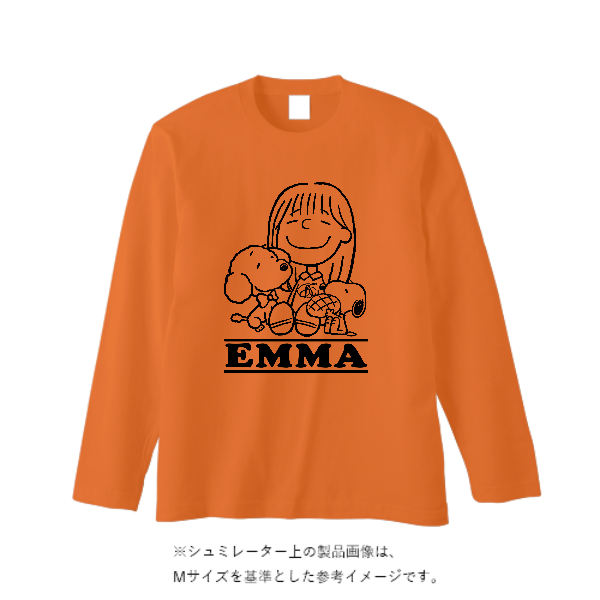 5.6オンス ヘビーウェイト長袖Tシャツ（リブ無し レディース）