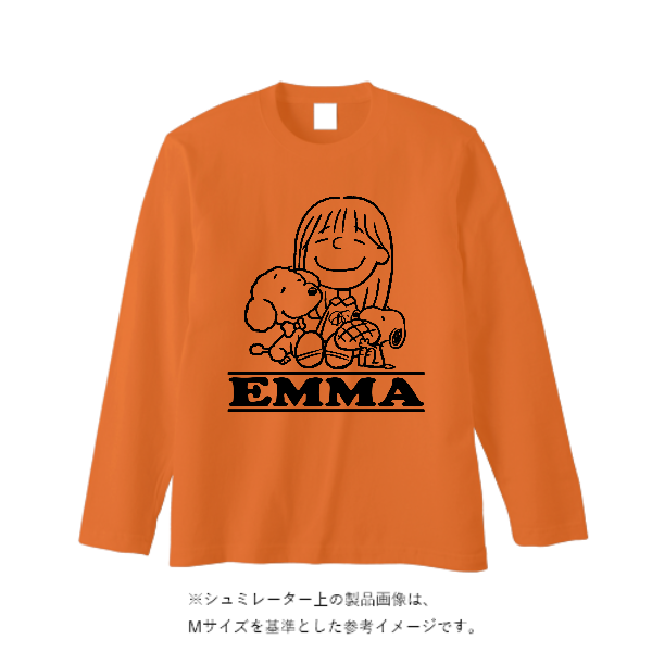 5.6オンス ヘビーウェイト長袖Tシャツ（リブ無し）