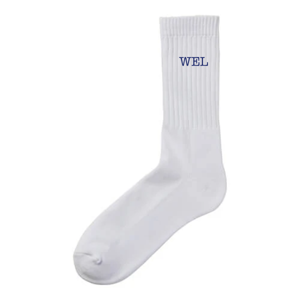 【刺繍のみ】クルーソックス