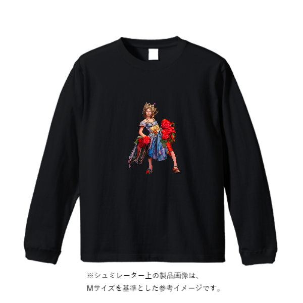 5.6オンス ビッグシルエット ロングスリーブ Tシャツ