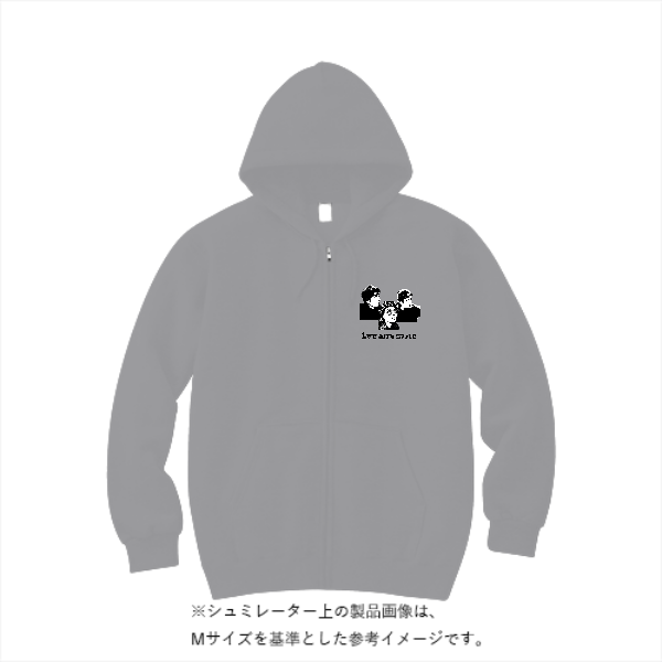 10.0オンス スウェット フルジップ パーカ（裏パイル）