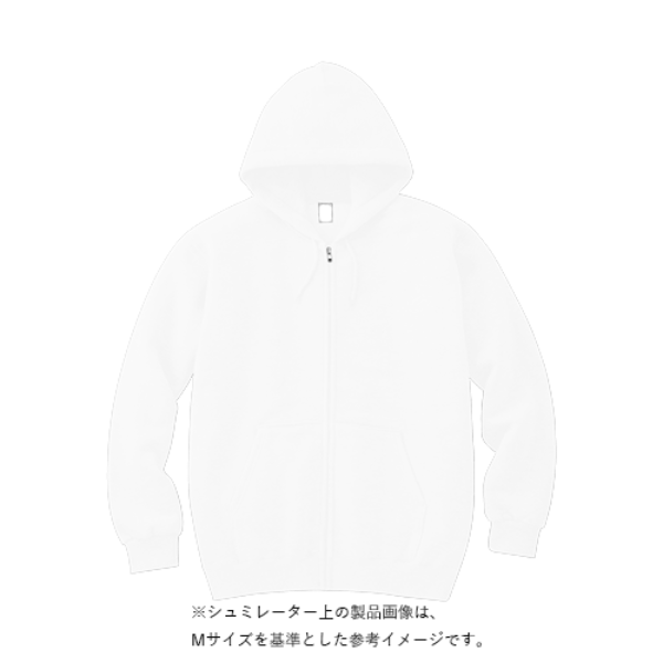 12.0オンス ヘヴィーウェイト スウェット フルジップ パーカ