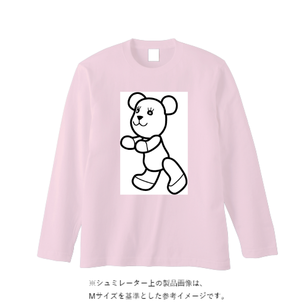 5.6オンス ヘビーウェイト長袖Tシャツ（リブ無し）