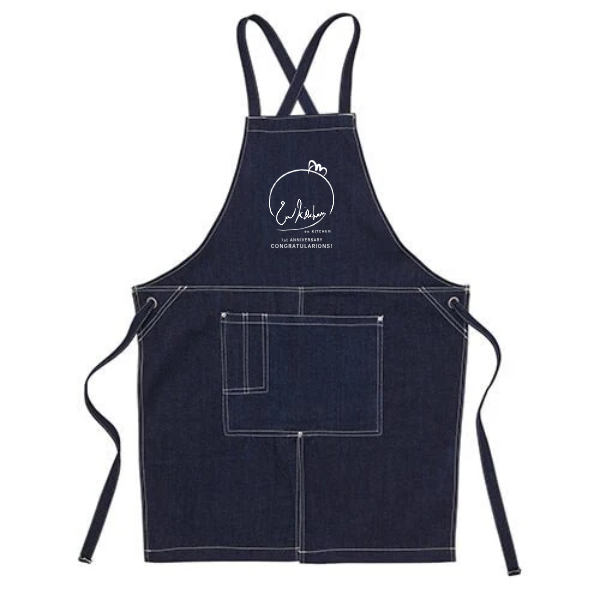 ウォッシュ　キャンバス＆ツイル　エプロン(クロスタイプ)