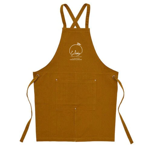 ウォッシュ　キャンバス＆ツイル　エプロン(クロスタイプ)