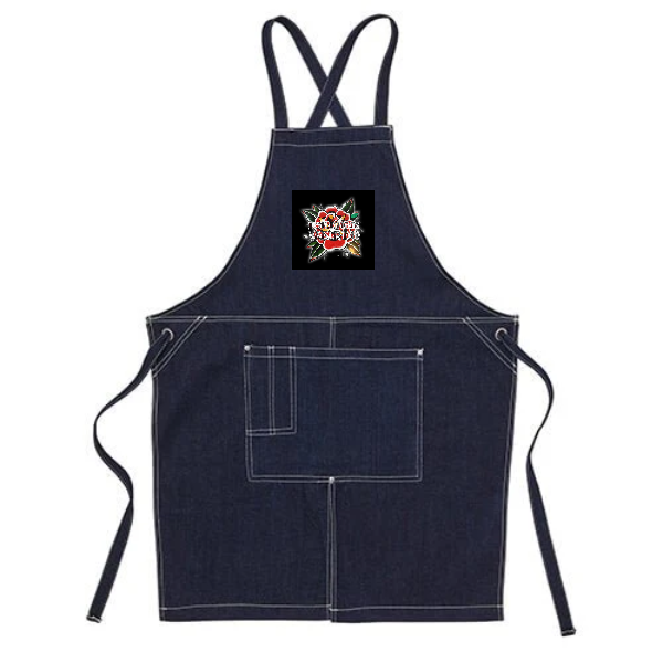 ウォッシュ　キャンバス＆ツイル　エプロン(クロスタイプ)