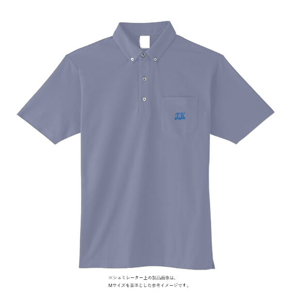 5.3オンス ドライカノコ ユーティリティー ポロシャツ（ボタンダウン）（ ポケット付）