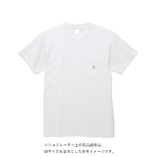 オープンエンド マックスウェイト バインダーネック ポケットTシャツ